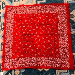 NWT Madewell Fringe Bandana with Pouch